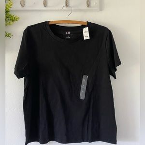 Gap short sleeve, t-shirt, black, size Large, stretch